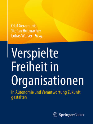 cover image of Verspielte Freiheit in Organisationen